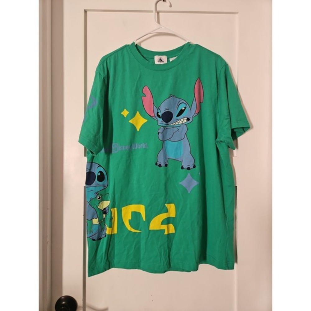 Disney Parks Stitch Green T-Shirt for Unisex Size Large - Picture 9 of 12